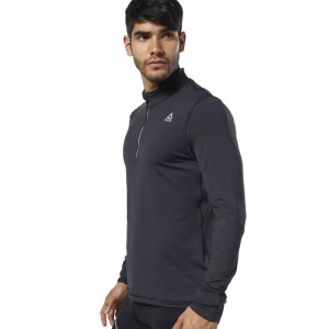 Reebok One Series Running Thermowarm Sweatshirt Herren - Schwarz - DE 397-CTU